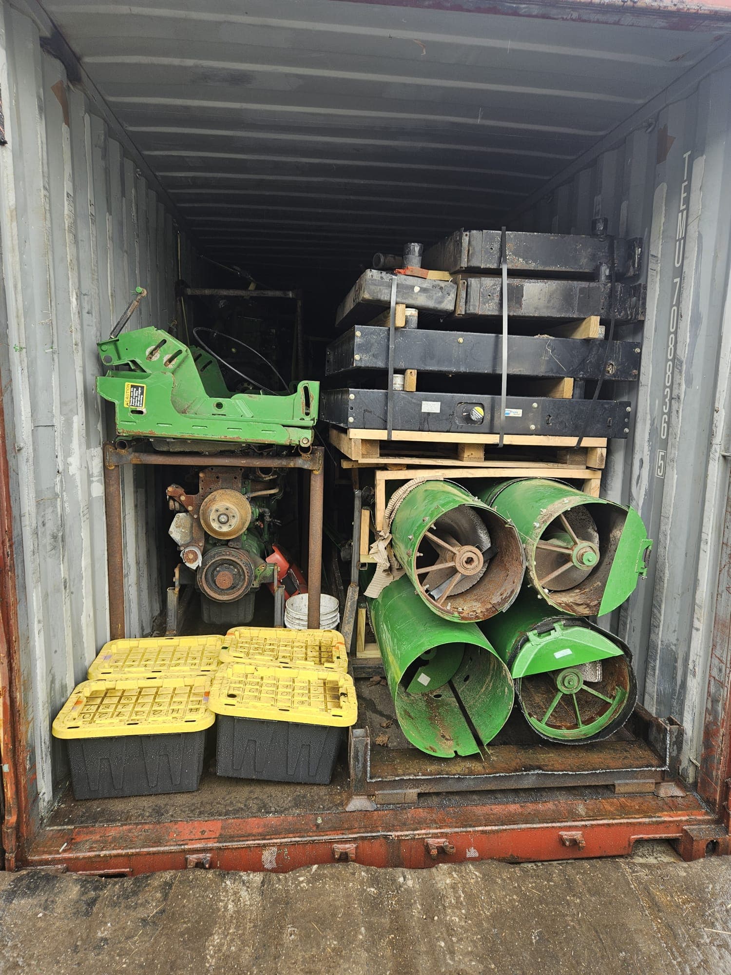 Crated Parts for Export